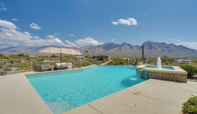 Near Trails: Luxe Mountain-View Retreat in Tucson!
