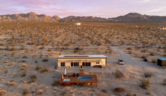New Desert Oasis | Pool, EV Charger, Spa, Short Walk to Joshua Tree Park