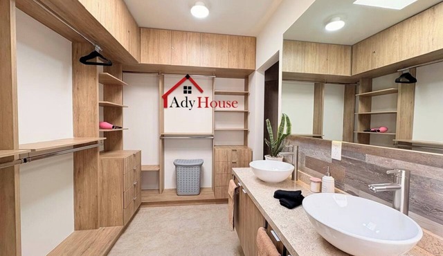 New, fully equipped! Full bathroom for each room.