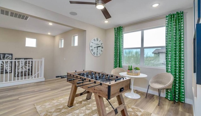 New! King bed, Foosball