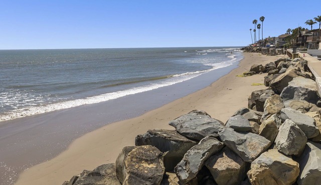 New Listing! Beachfront - Steps down to the Sand. Surfing, Sealife, Sunsets!