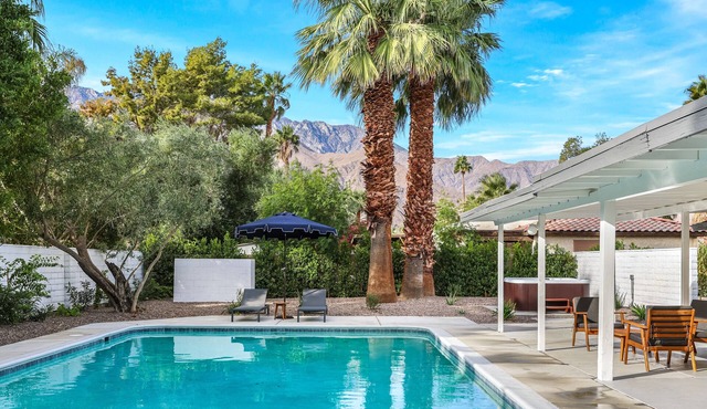 New Palm Springs Movie Colony Private Oasis: Saltwater Pool, Spa, Stunning Views
