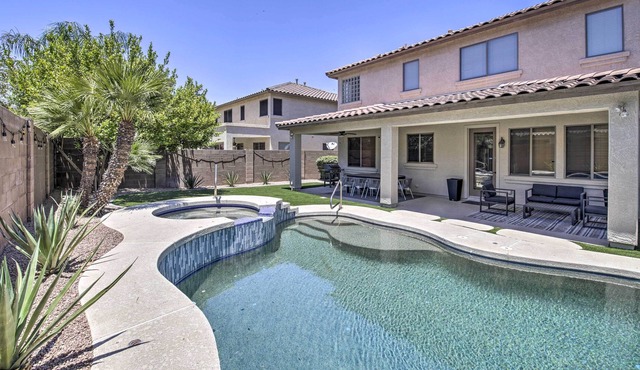 NEW! Sleek + Modern Gilbert Home w/ Pool + Hot Tub