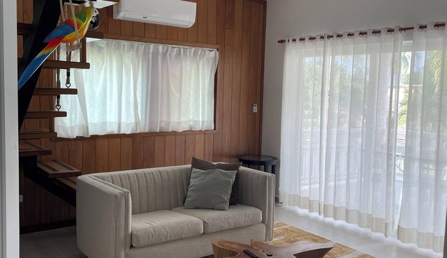 Ocean View, 2-bedroom Penthouse in gorgeous Las Terrenas with WiFi, AC in Las Terrenas