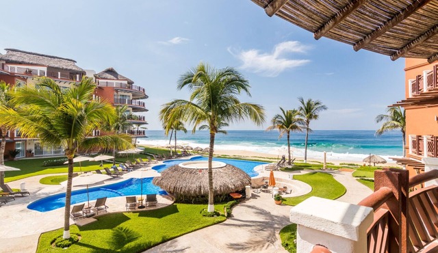 Ocean View 3 Bedroom Residence with Resort Amenities Steps from the Beach!