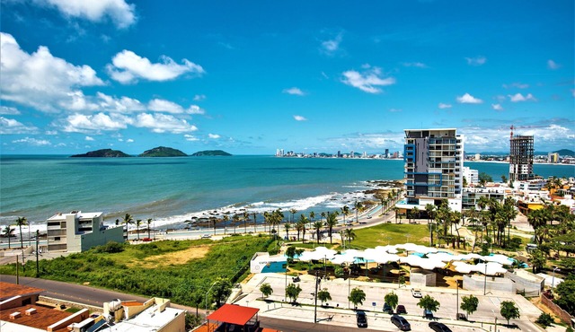 Ocean View Condo near Plaza Machado, Historic Mazatlan, Olas Altas & the Malecon