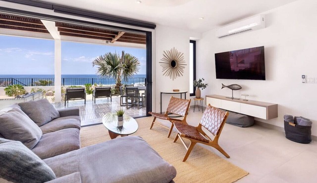 Oceanfront Condo Steps Away From Cerritos Beach