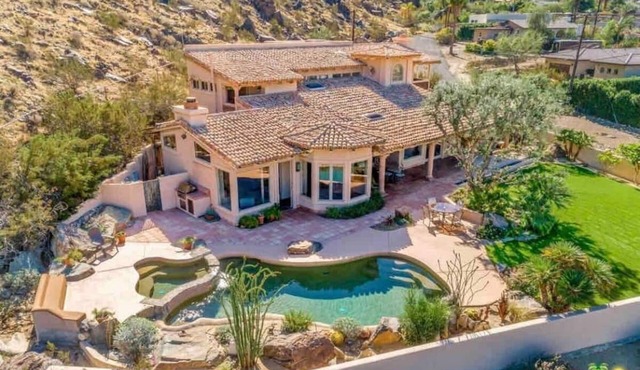 Palm Springs 5BR Oasis-Pool,Spa,Hiking,Private,Pet Friendly,Mountain Views,BBQ