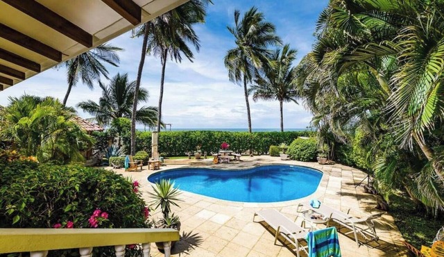 Pedacito de Cielo is a peaceful, beachfront 2BR villa with a private pool and unbeatable sunsets.