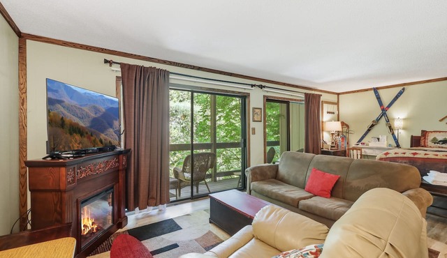 Pet Friendly Beech Condo w Fireplace+Walk to Lift! in Beech Mountain