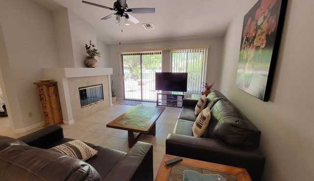 Pet Friendly Omni Golf Course Views from Open floor plan with yard-garage