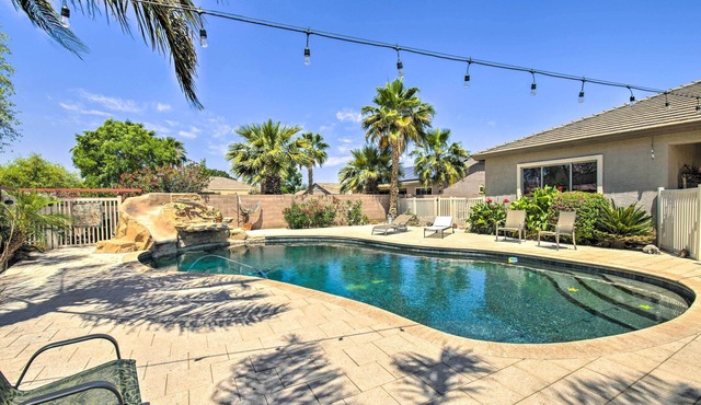 Pool Table, Yard & Grill: Luxe Queen Creek Escape