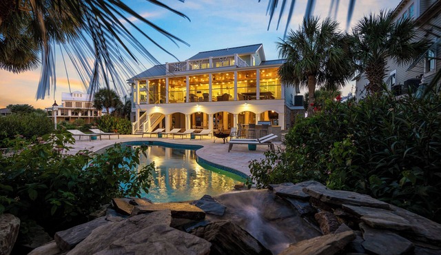 Pop-a-Cork: Waterfront home, pool, private beach + gated community! in Murrells Inlet