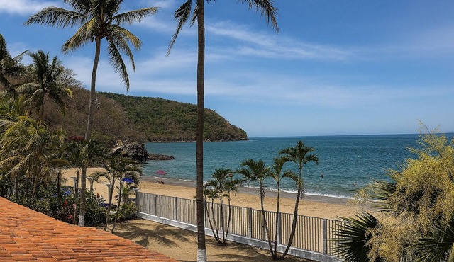 Private Beachfront Home in Los Ayala · Gated · Sleeps 8 · Ocean-Breeze Living