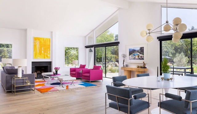 Private Montecito Modern Luxury w pool/spa on an acre. Pets, walk to everything.