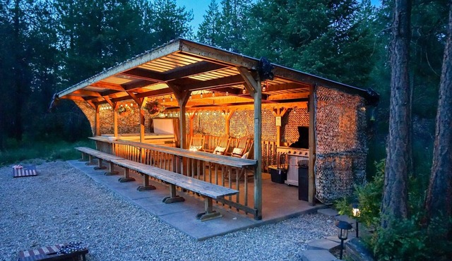 Private Oasis Awaits: Cabana and Hot Tub