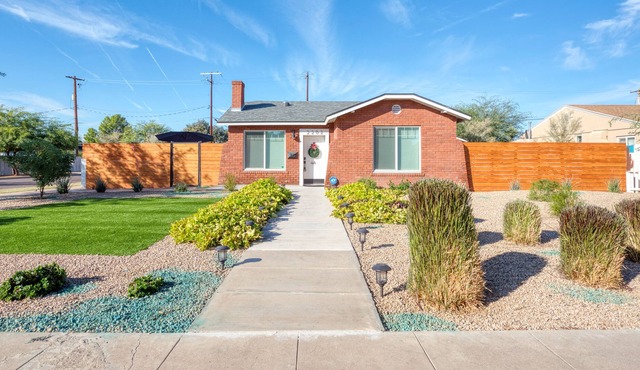 Remodeled home with private pool & fireplace - near downtown Phoenix