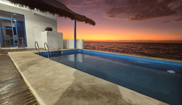 Romantic house next to the sea of Campeche. Ideal for a quiet vacation time,