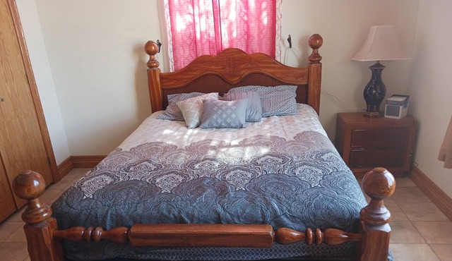 Room available. Relax in the pool after a long hard, hot day; bring the family.