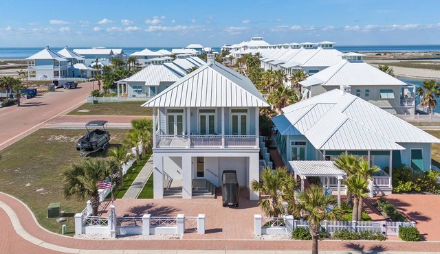 Serenity by the Sea, a spectacular 3 bedroom with bunk room, private pool.