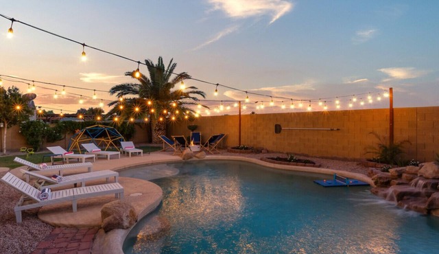 Serenity Splash | Upscale Stay Pool & Game Lounge