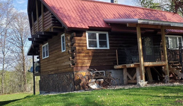 Simple log cabin ready for boats, horses, and you!