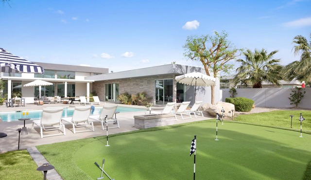 Sleeps 28 | Putting Green, Pool, Near Coachella | Polo Villas Oasis by AvantStay