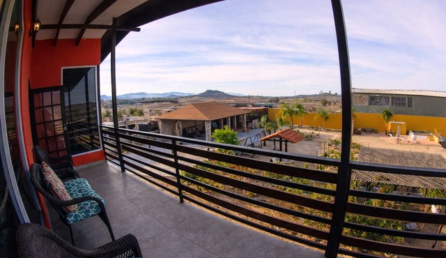 Stay in the heart of Baja wine country