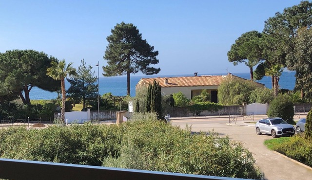 Studio with separate bedroom. Terrace sea view. Bay of Sagone in Sagone