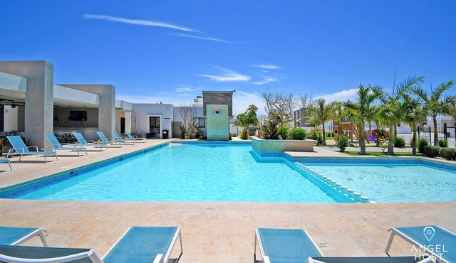 Stylish Home with Shared Pool, BBQ, Private Patio