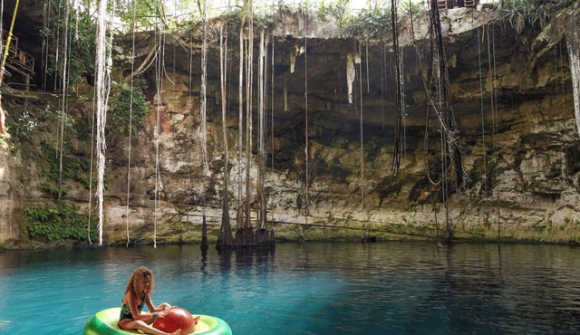 Suite en Cenote Secreto Maya con acceso al parque