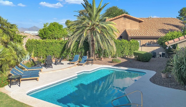 Sunny Scottsdale Stay | Pool, Game Room & Relaxing Outdoor Space