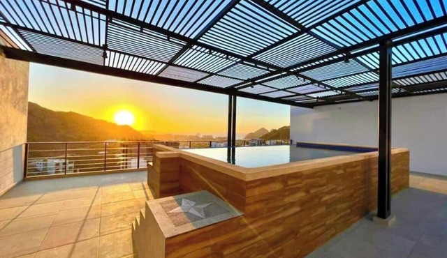 The Marina Rooftop Pool | Garage | Kitchen | Grill