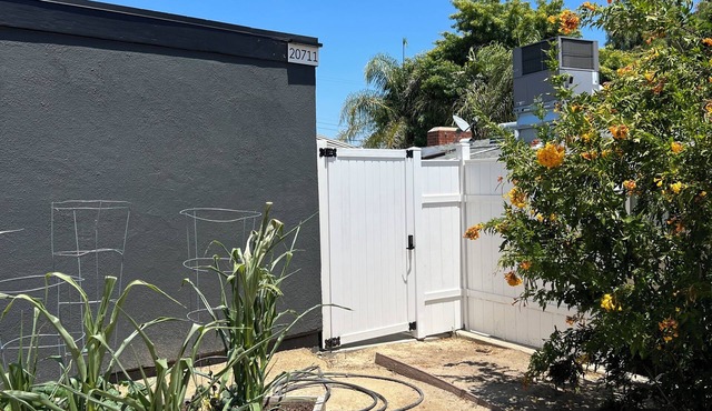 "The Mockingbird" a new transitional style guest house with private entry.