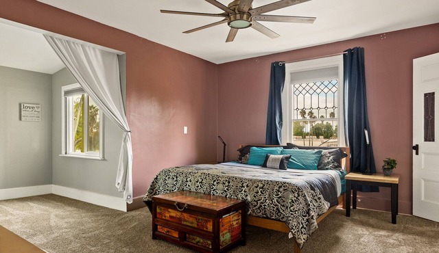 The whole group will be comfortable in this spacious and unique space.