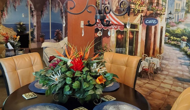 This Mediterranean design will transport you into a beautiful experience!