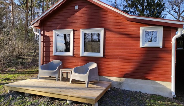 Tiny House, located at a lake in Urshult