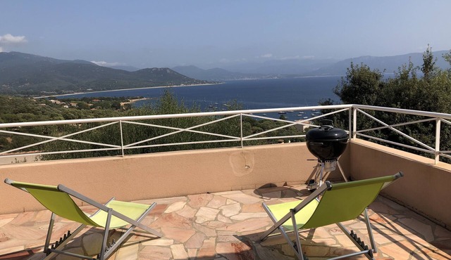 Very Pleasant Villa With a Panoramic View of the Propriano Bay