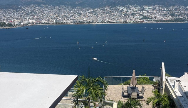 Villa Marlin Acapulco with panoramic view of the bay