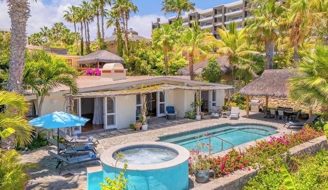 Walk to Beach Cabo Villa w/Heated Pool, Hot Tub & Sea of Cortez Ocean Views