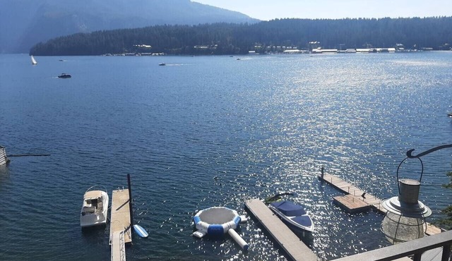 Waterfront Home with a Boat Dock