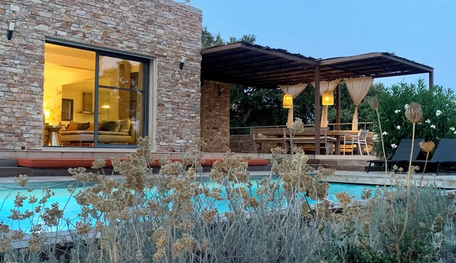 Weekly offer -10%, heated pool & unobstructed view, 10 mn from Porto Vecchio