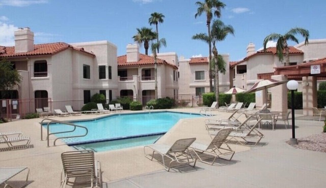 Your Scottsdale Getaway awaits you with this wonderful poolside condo !