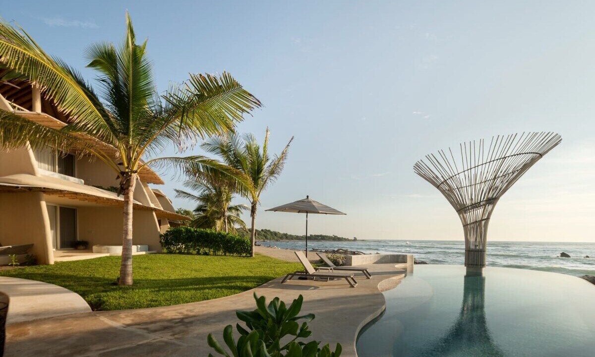 Saladita Apartment | Tropical villa with exclusive ocean view