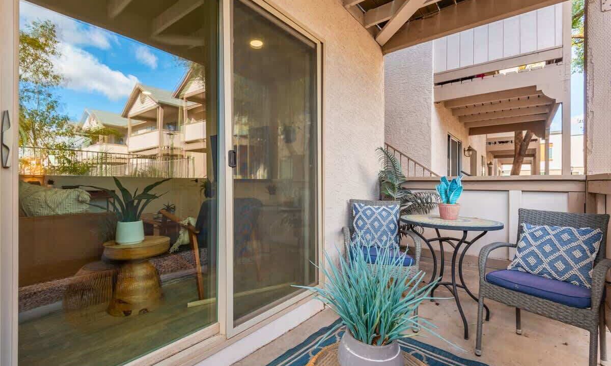 Photo of Patio Balcony in Sunset