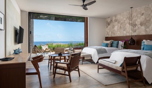 Room, 2 Queen Beds, Terrace, Garden View