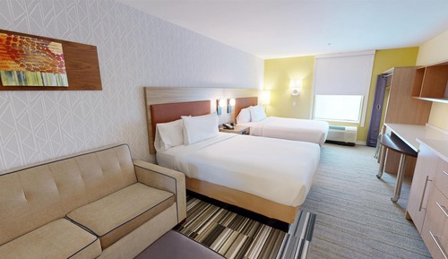 Studio Suite, 2 Queen Beds, Accessible, Bathtub