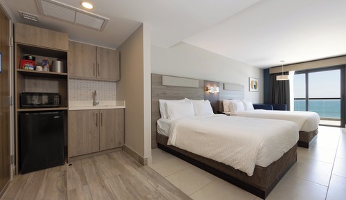 Suite, 2 Queen Beds, Balcony, Ocean View