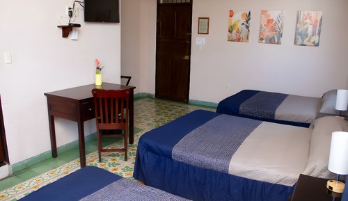 Traditional Triple Room, Multiple Beds, Private Bathroom, City View
