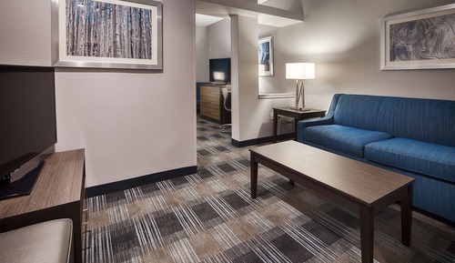 Executive Suite, 1 King Bed, Non Smoking, Refrigerator & Microwave
